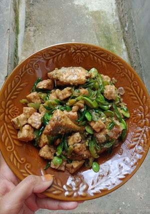 Foto resep Ikan Asin Pedo Cabe Ijo Pete