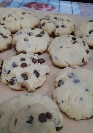 Una foto de Galletas de chispas de chocolate