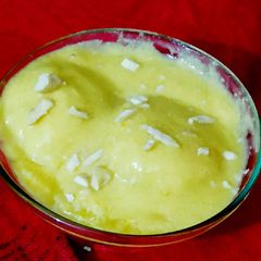 A picture of Mango rasomalai.