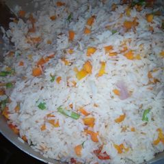 A picture of Carrot white rice.