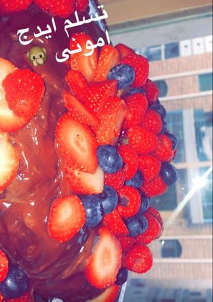 صورة لوصفة جوكلت كيك بالفاكهةة 🍫🍓🍰