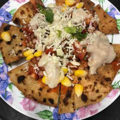 Nachos with Salsa A picture of Nachos with Salsa.