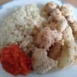 Nasi sayur bunga kol (pengganti nasi)