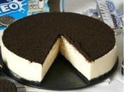 Una foto de torta oreo rapida