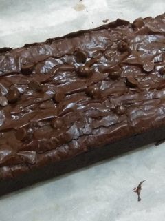 Foto resep Shiny crust fudgy brownie