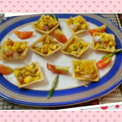 A picture of Corn Canapies.