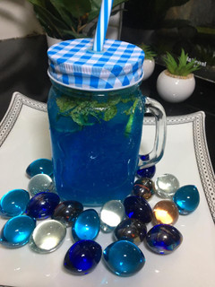 A picture of Blue Lagoon Mocktail.