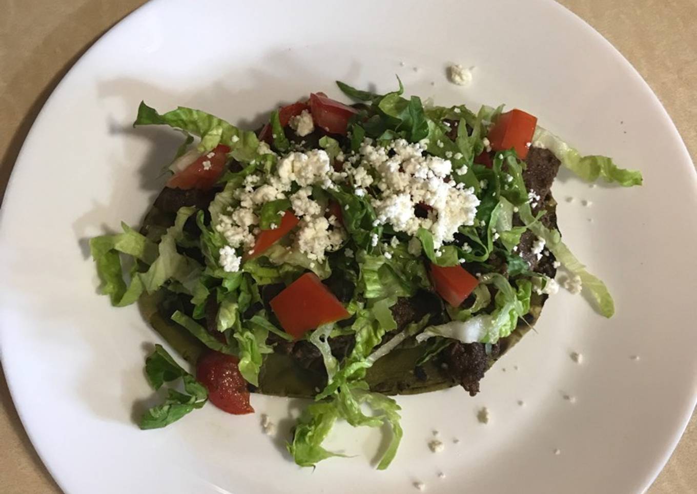 Tacos de nopal con carne asada