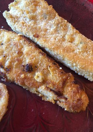 Una foto de Milanesa de zucchini
