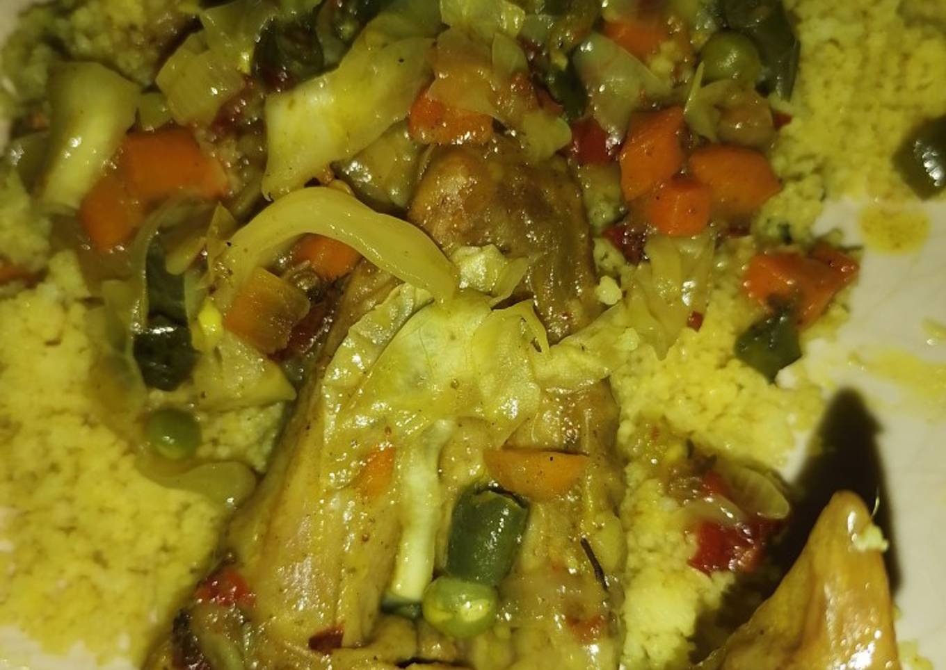 Couscous and veggies soup