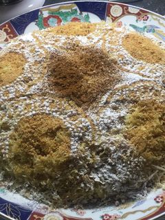 Una foto de Pastela de almendras o Katayef (masa especial) قطايف