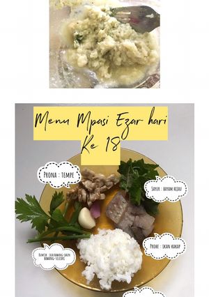 Foto resep Menu mpasi ezar hari ke 18 yah bunda