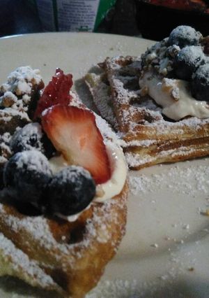 Una foto de Waffles