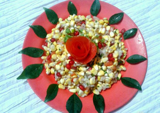 Corn pomegranate chat