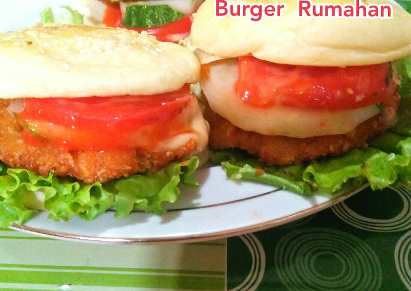 Burger Rumahan (homemade) 🍔