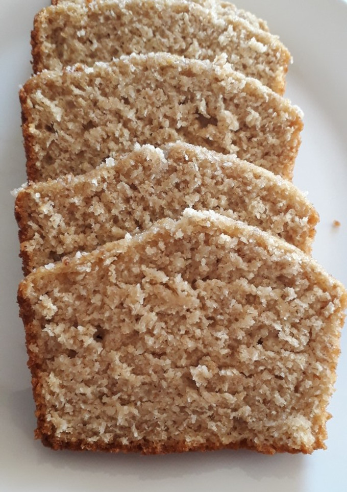 Una foto de Budin integral de coco 🥥