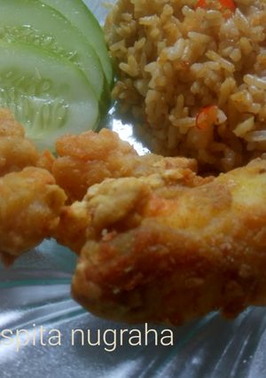 Foto resep Nasi goreng dori tepung