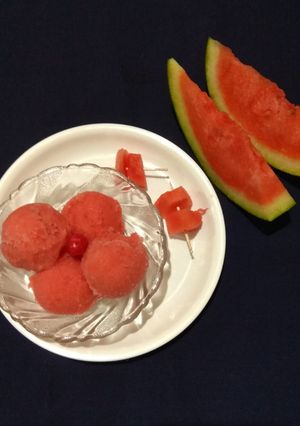 A picture of Watermelon sorbet.