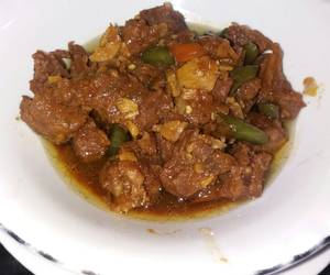 Resep mudah Oseng Daging Sapi Lombok Ijo Paling Enak