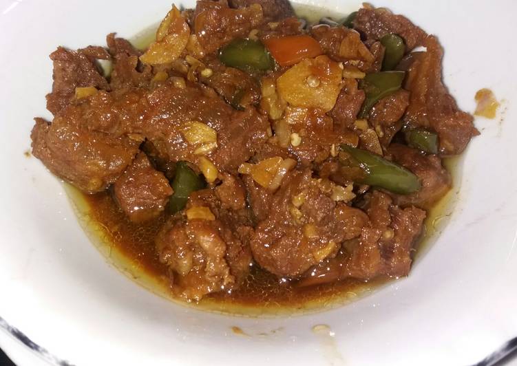 Oseng Daging Sapi Lombok Ijo