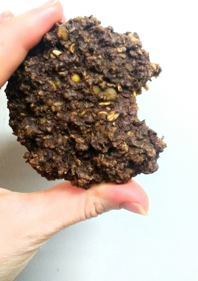 Una foto de Galletas veganas energéticas y saludables de cacao
