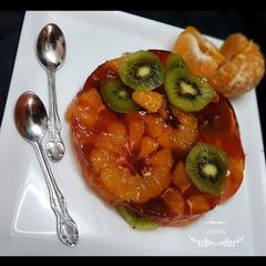 Tropical jelly fruit cake A picture of Tropical jelly fruit cake.
