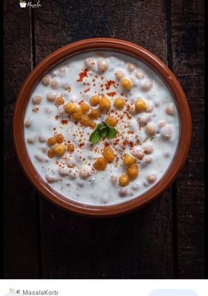 A picture of Boondi ka raita.
