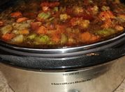 A picture of spaghetti sauce potatoes