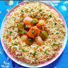 Vegetable Fried Rice A picture of Vegetable Fried Rice.