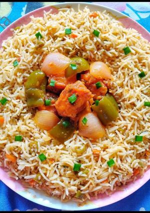 A picture of Vegetable Fried Rice.
