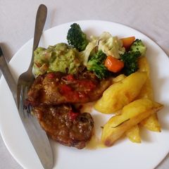 A picture of Lamb chops.