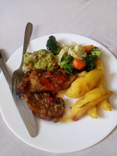 A picture of Lamb chops.