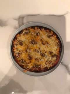 Una foto de Pizza de atún a mi manera