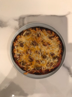 Una foto de Pizza de atún a mi manera