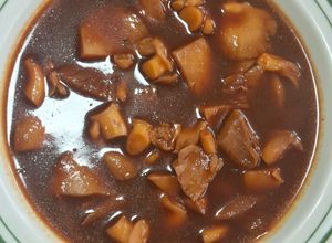 Una foto de Menudo de setas