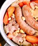 Món Pháp - Cassoulet Đậu Trắng Coco Hầm Xúc Xích Toulouse