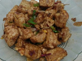 Tahu telur saos teriyaki