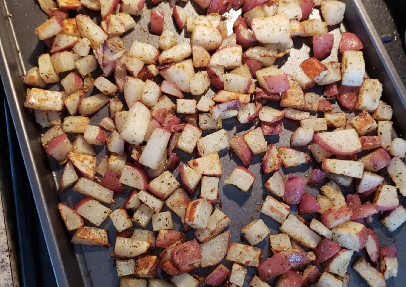 The perfect roasted potatoes