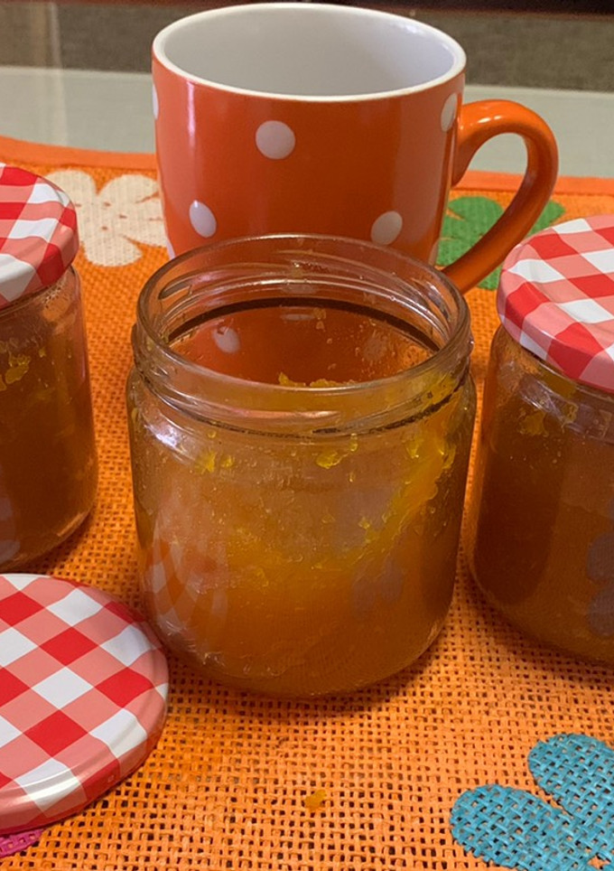 Una foto de Mermelada de calabaza sin azúcar