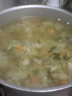 Una foto de Sopa milagrosa para adelgazar rápidamente