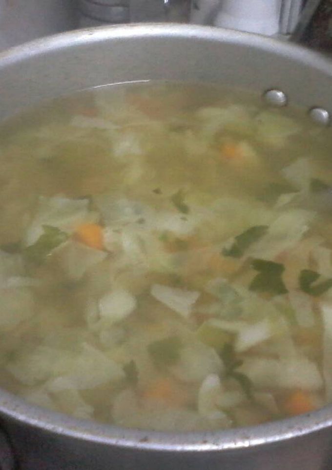 Una foto de Sopa milagrosa para adelgazar rápidamente