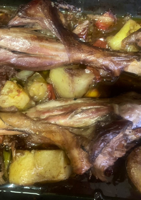 Una foto de Cordero al horno
