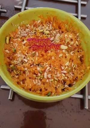 A picture of Carrot Halwa.
