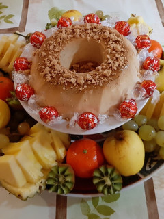 Una foto de Postre de cuajada