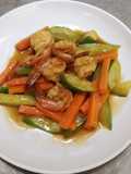 กุ้งผัดแตงกวา