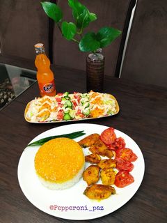 عکسی از دستور چلو جوجه کباب تنوری