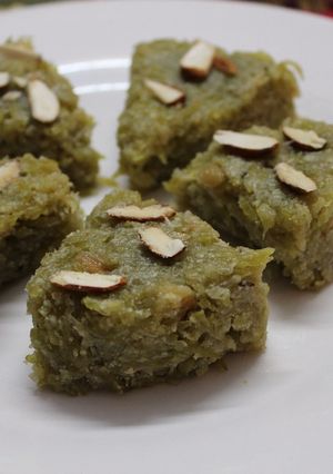 A picture of Lauki Ka Halwa/Bottle Gourd Sweet.