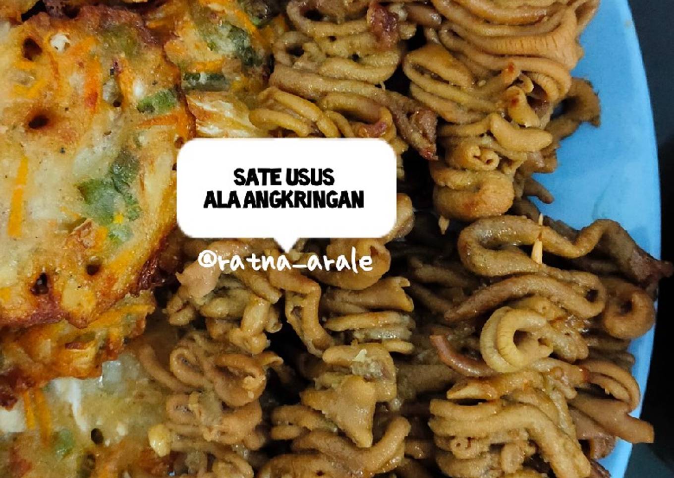 Sate usus ala angkringan