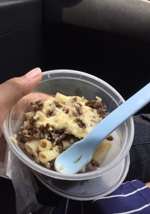 Foto resep Mpasi 10 bulan (Makaroni daging giling keju)