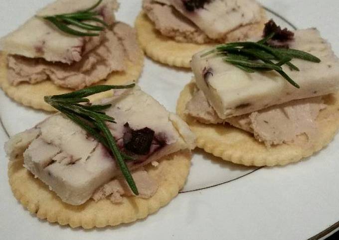 Brad's foie Gras hors d'oeuvres